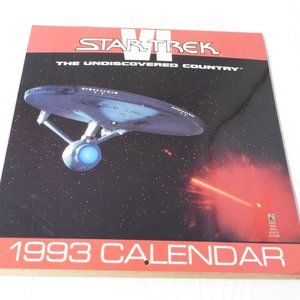 Star Trek Wall Calendar VI Undiscovered Country 1993